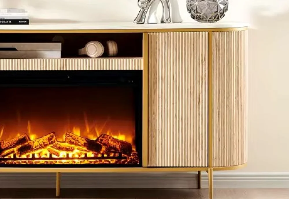 electric fireplace with remote control