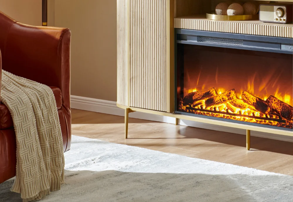 electric fireplace with remote control